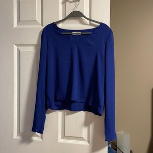 Babaton woman’s size small royal blue blouse